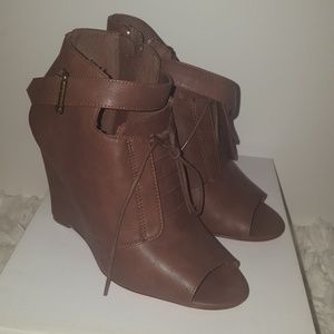 Brown booties